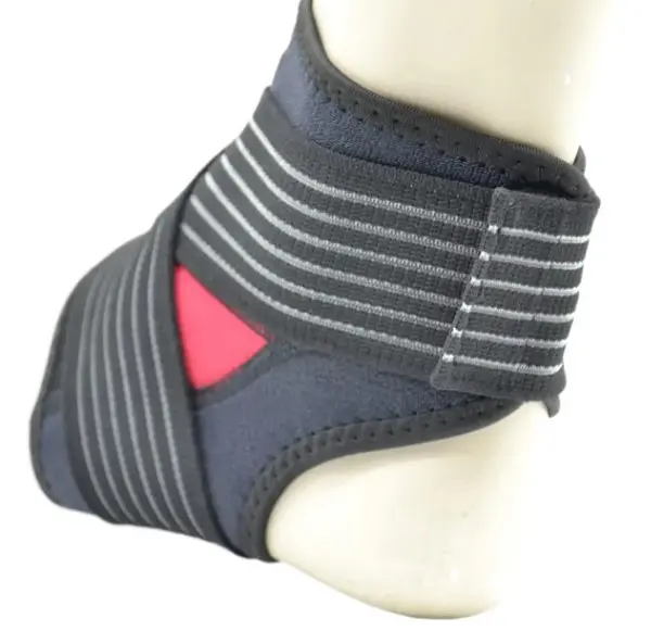 Бандаж на гомілкостоп Power System PS-6013 Neo Knee Support Black/Red M (1 шт) (PS-6013_M_Black-Red) - фото 5