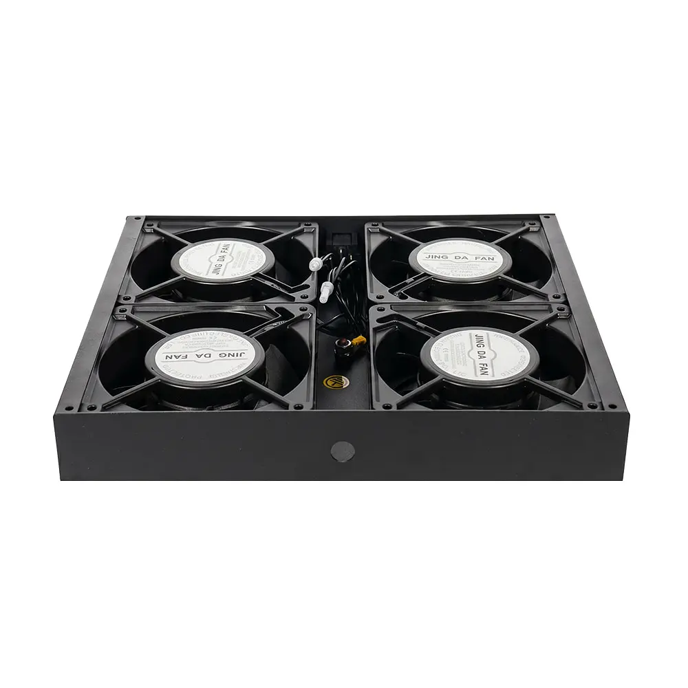 Вентилятор до комутаційних шаф глибиною 800 мм Trinix TRX-FAN4 Black (25-00128) - фото 8