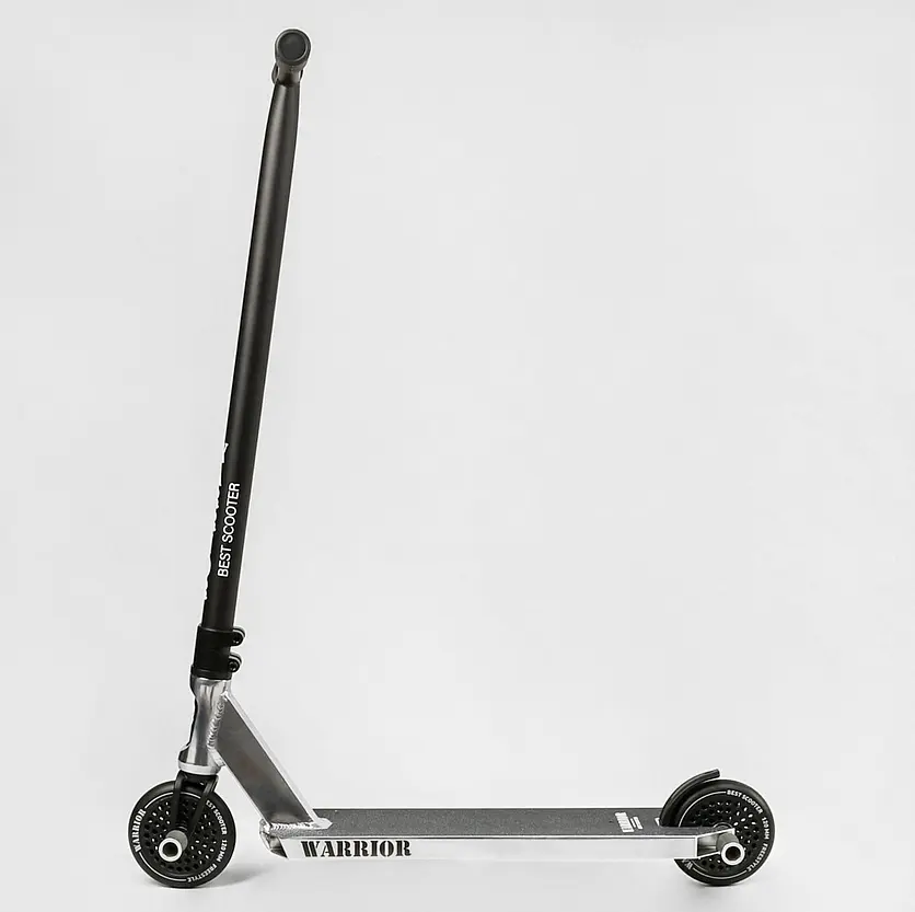 Самокат трюковий Т-30401 Best Scooter "Warrior", HIC-система, ПЕГИ, алюмінієвий диск та дека, колеса PU, d=120 мм, ширина керма 58см - фото 3