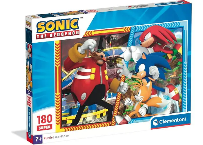 Пазл Clementoni Super: Пригоди Соніка (SuperСolor - Sonic Puzzle - 180 pcs.), 180 ел. (29795)