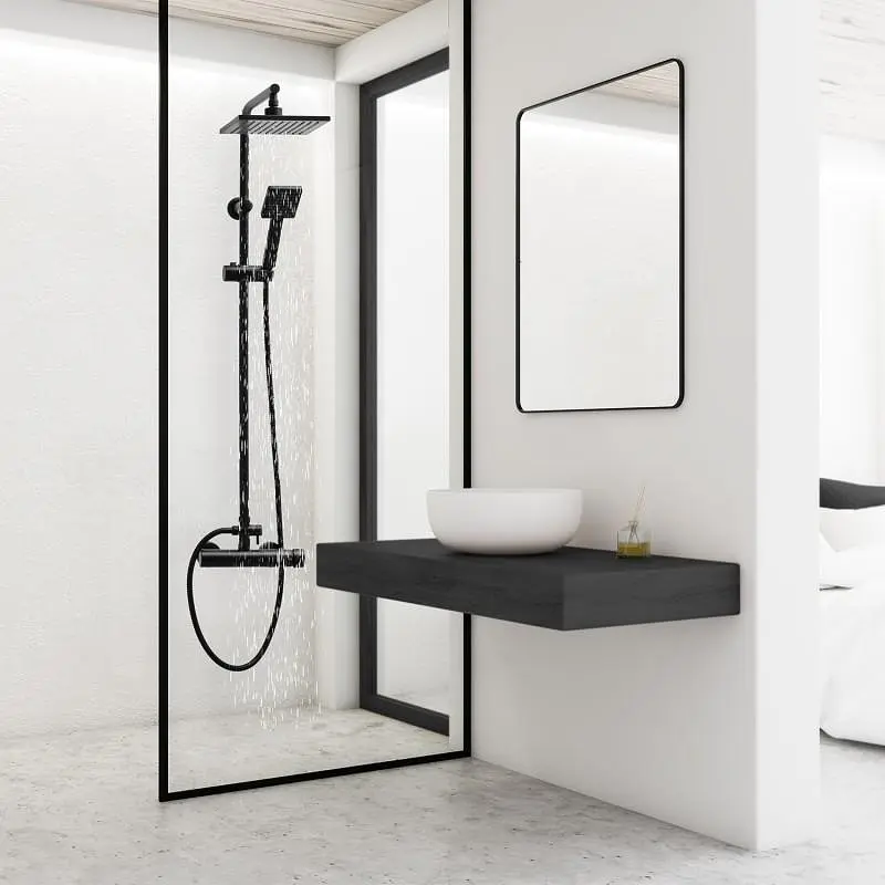 Душова система Yoka Tiki-Blk black BP.TIKI-BLK, Чорний матовий - фото 2