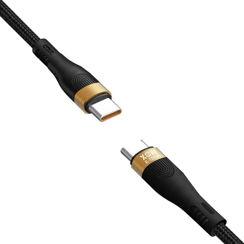 Кабель XON SmartCable Type-C - Type-C PD 100W 1м MaxCharge (SC302C1W1B 3593) Чорний - фото 3