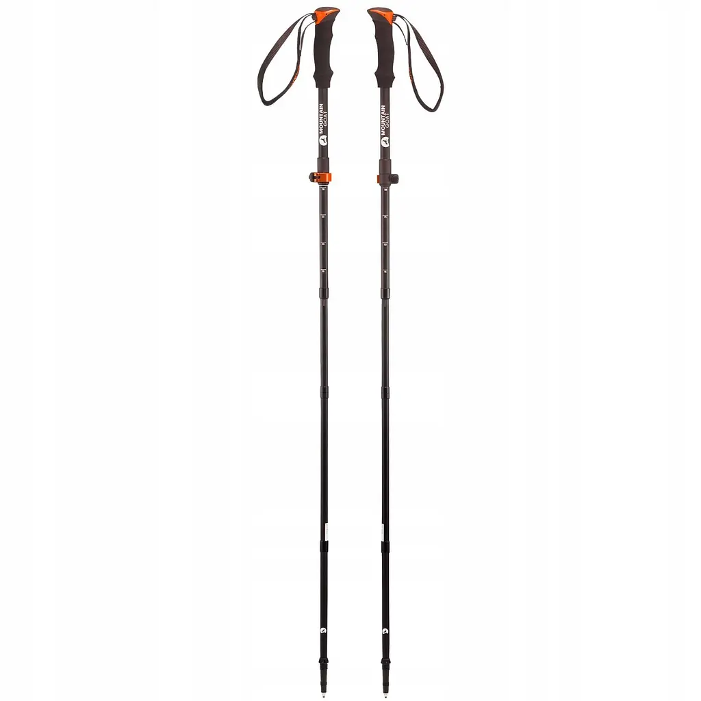 Трекінгові палиці Mountain Goat Pro+ 43-130 см MG0008 Black/Orange (P-5907739318251) - фото 6