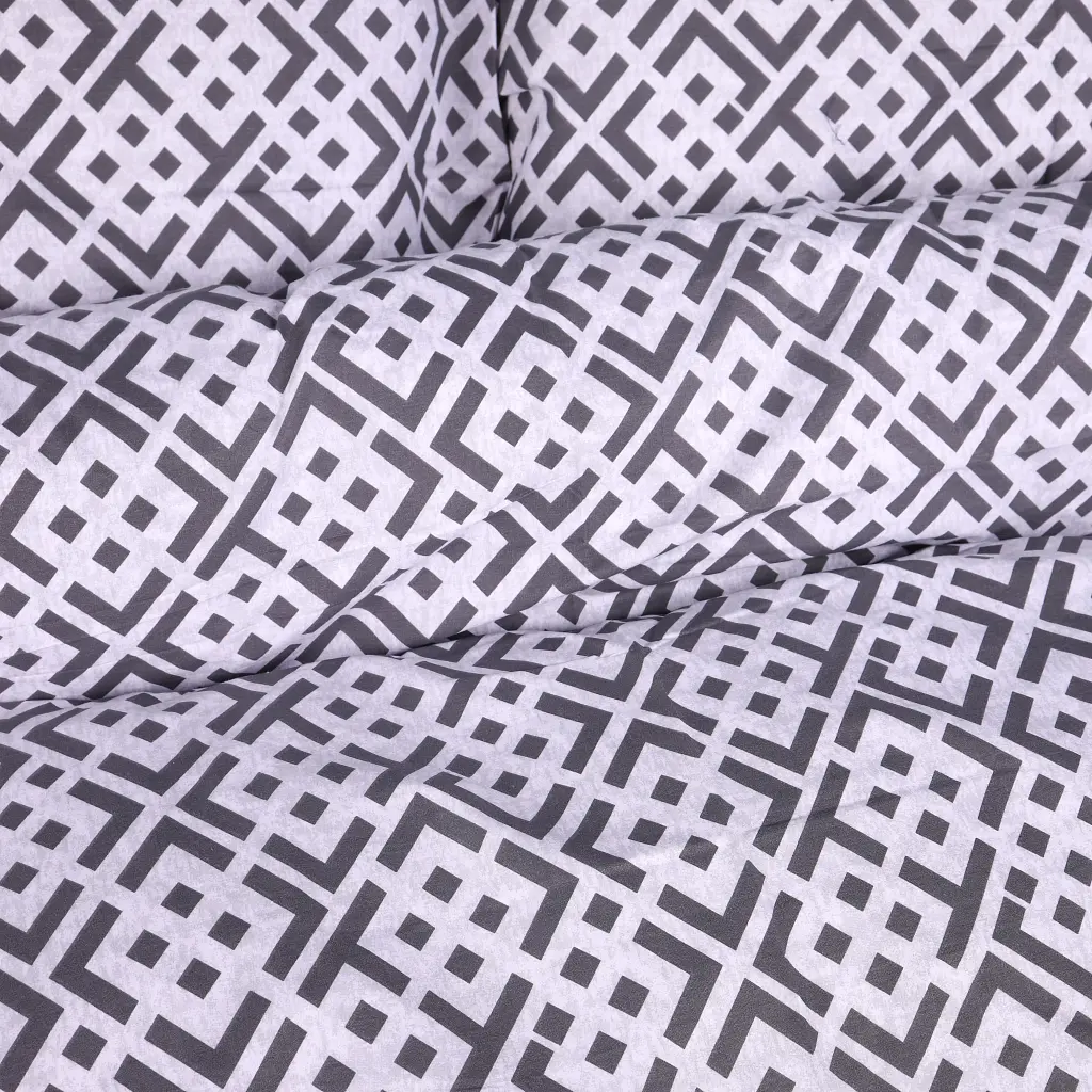 Наволочка Mirson Ranforce Elite Abstract Graphite 70х70 см (2200013165835) - фото 5