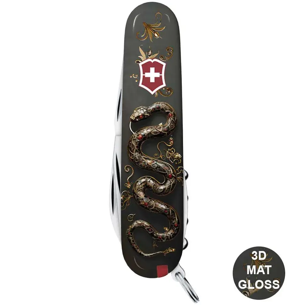 Ніж Victorinox Spartan Zodiac 3D 91мм,13функ ,Розкішна змія - фото 5