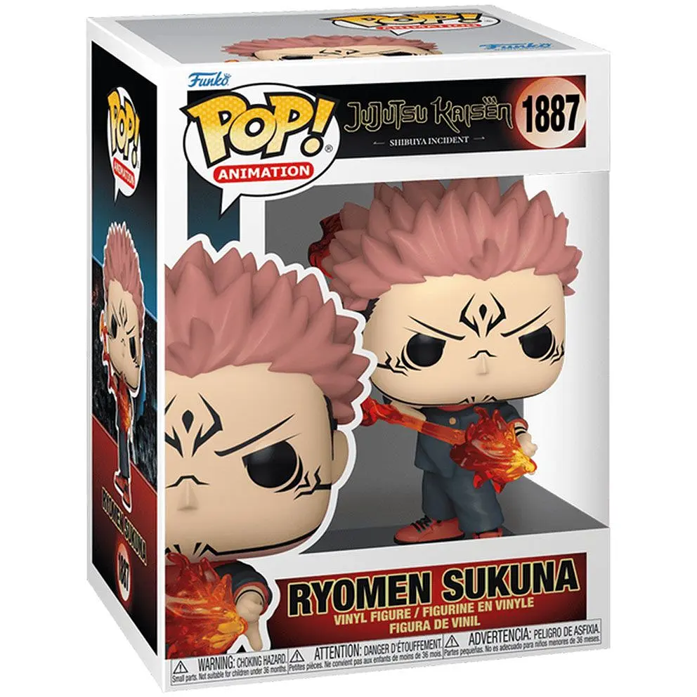 Игровая фигурка Funko Pop! серии Магическая битва - Ремен Сукуна Огненная стрела (85322) - фото 2