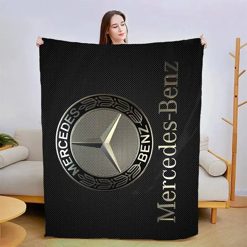 Плед 3D Mercedes-Benz Lux 13444 135х160 см