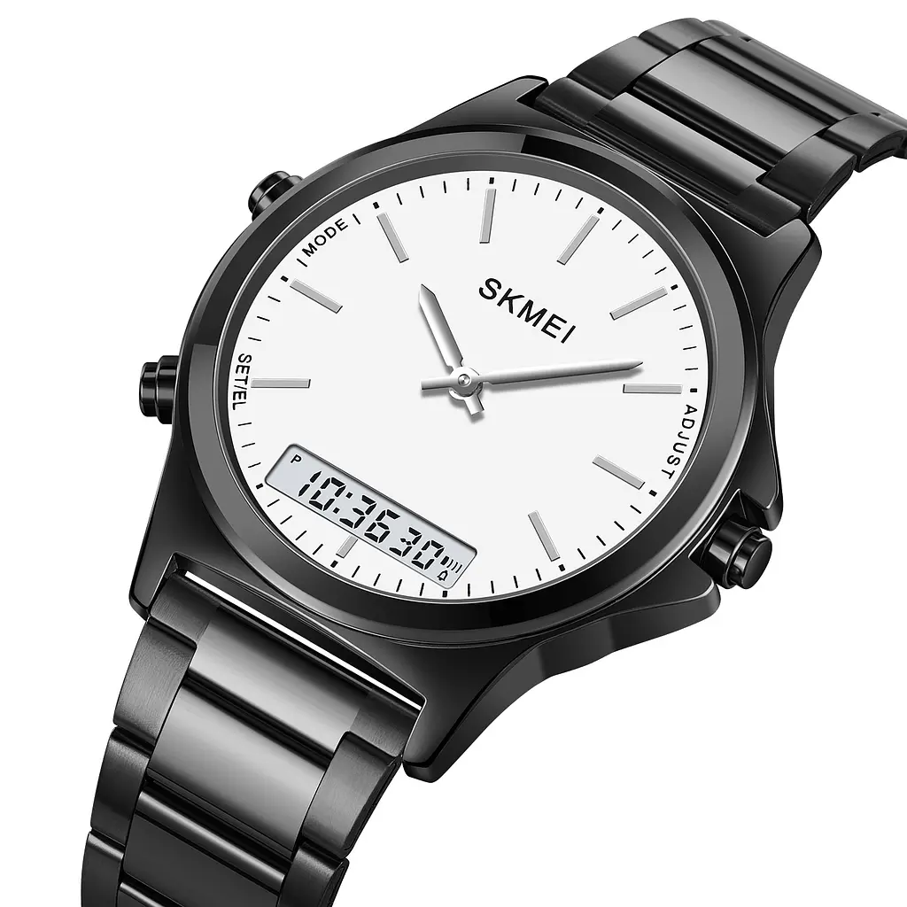 Чоловічий наручний годинник 2120BKWT Black-White Skmei acs0030262 - фото 2