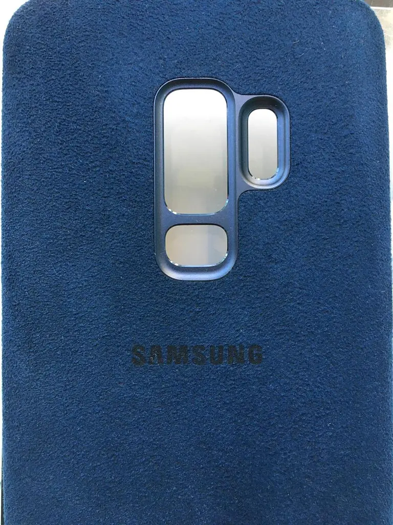 Чохол-накладка Alcantara Cover Official EF-XG965ALEGRU для Samsung Galaxy S9 Plus (6.2") Blue - фото 3