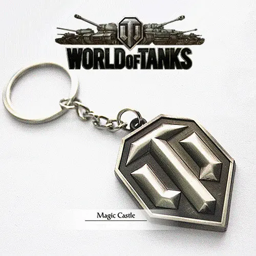 Брелок GeekLand World of Tanks Світ танків лого WoT 21.82 - фото 3