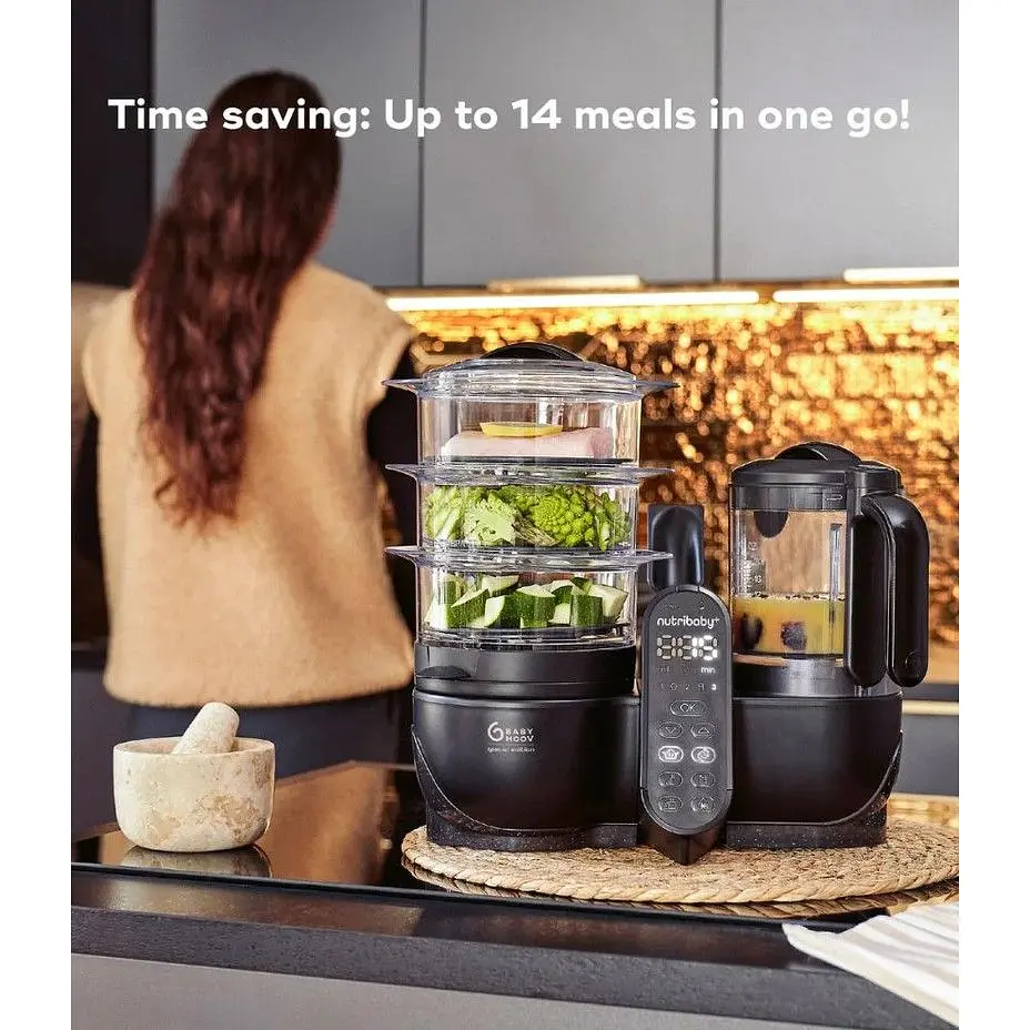 Блендер-пароварка Babymoov Nutribaby + XL Black (A001140) - фото 8