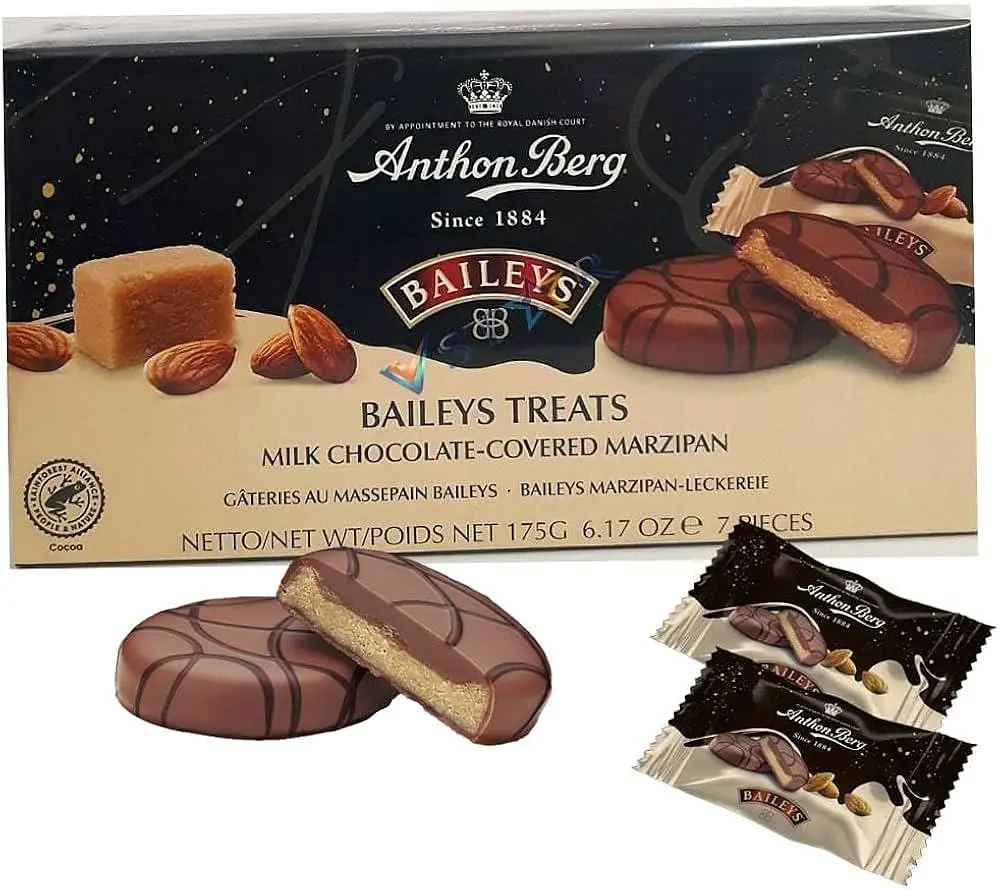 Цукерки Anthon Berg Baileys Treats Milk Choco-Covered Marzipan 175 г. - фото 2
