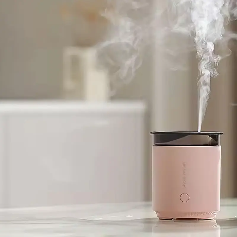 Зволожувач повітря з підсвічуванням WX106 Type-C/5V USB 200ml Pink Epik teh0029809 - фото 3