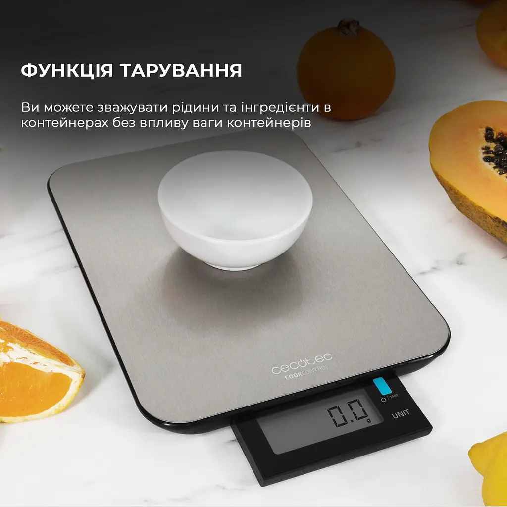 Кухонные весы Cecotec CookControl 9000 WaterProof - фото 8