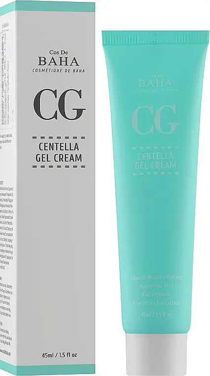Відновлюючий гель-крем для обличчя з центелою Cos De BAHA Centella Gel Cream 45 мл - фото 2