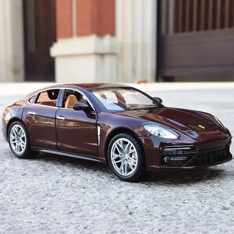 Колекційна металева модель автомобіля АвтоЕксперт Porsche Panamera з інерцією, світлом та звуком 1:24 - фото 5
