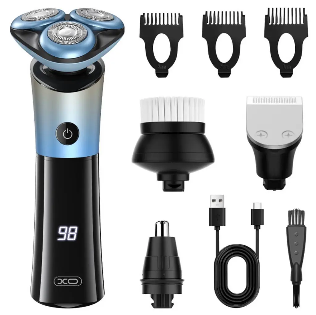 Електробритва XO CF32 4in1 синя - фото 4