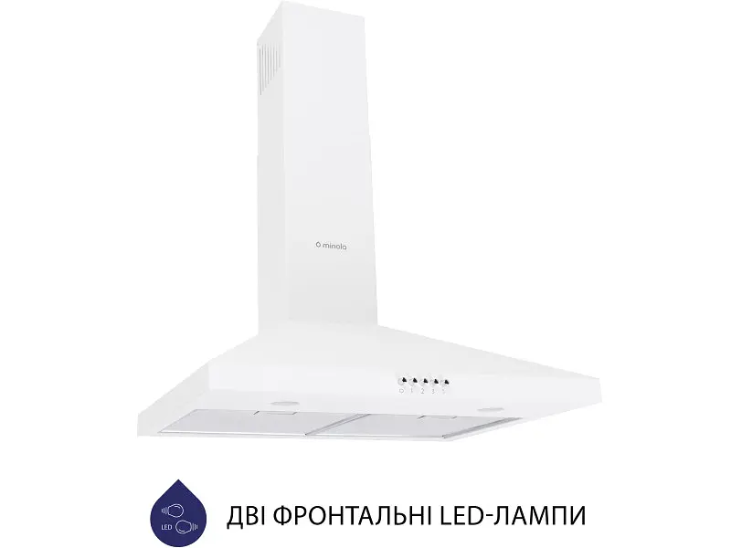 Витяжка Minola HK 6212 WH 700 LED - фото 2