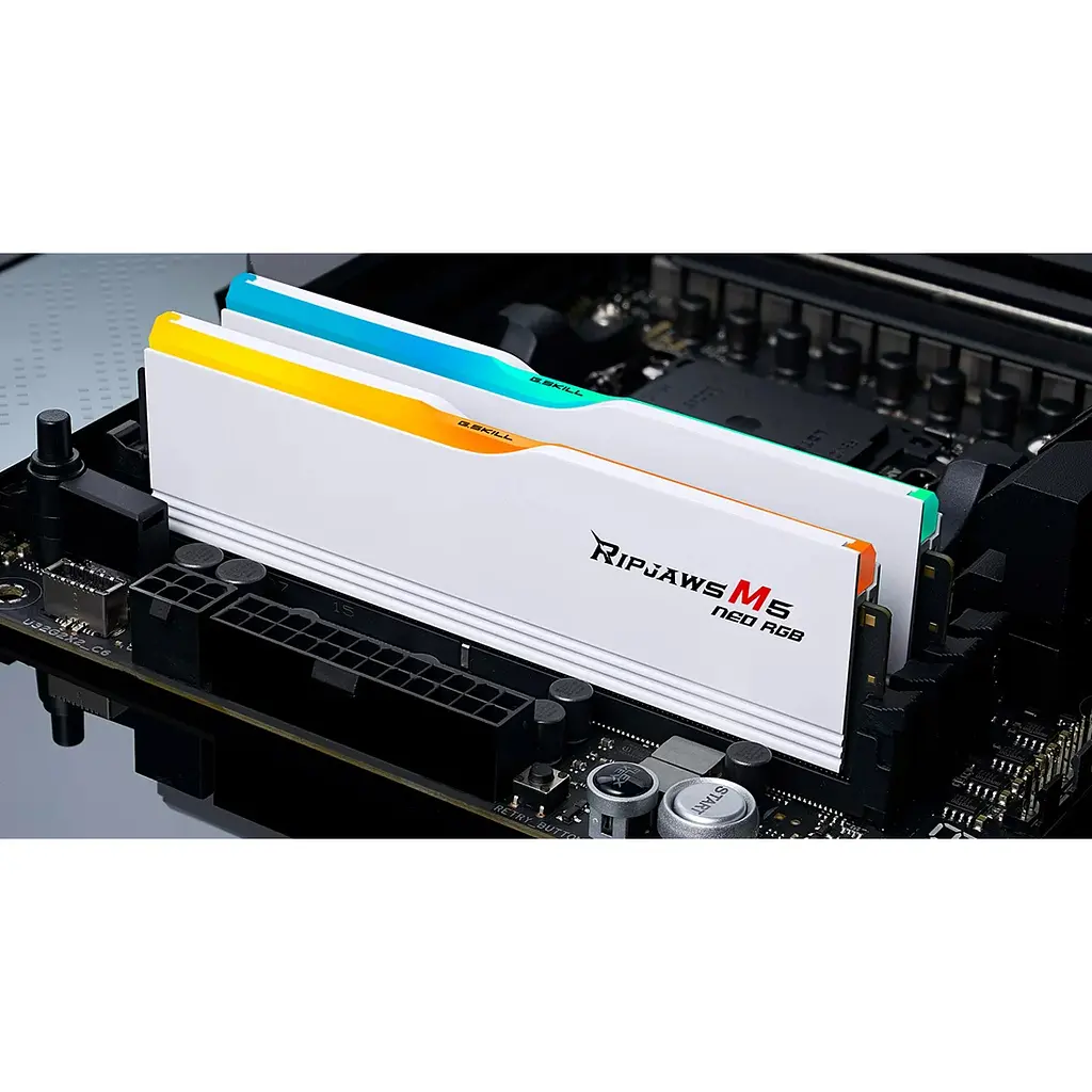 Модуль пам'ятi DDR5 2x16GB/6000 G.Skill Ripjaws M5 Neo RGB White (F5-6000J3636F16GX2-RM5NRW) - фото 5