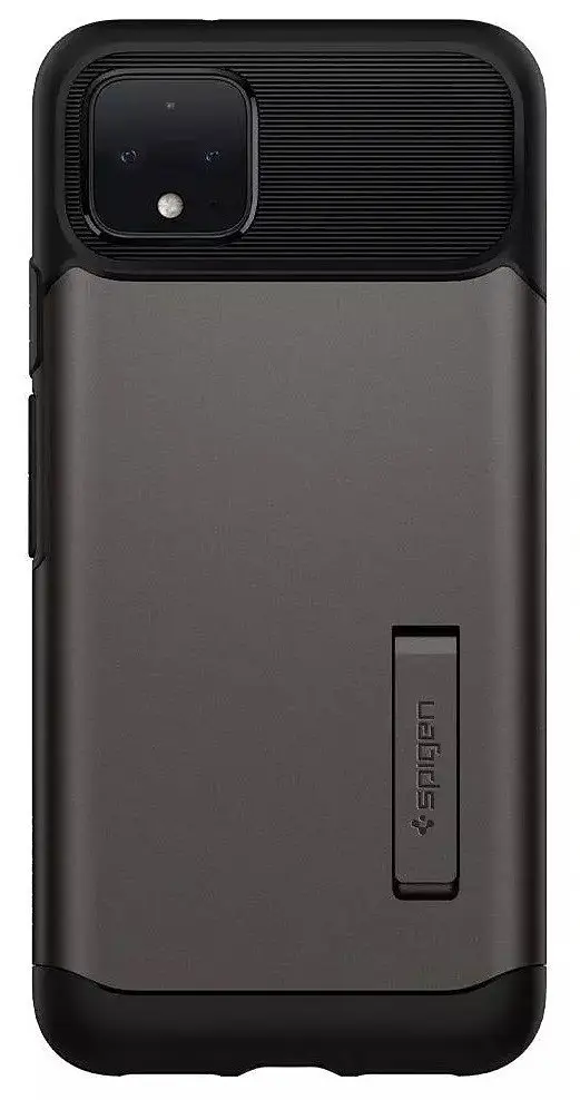 Чохол протиударний із підставкою Spigen Slim Armor F25CS27532 для Google Pixel 4 XL (6.3") Gun Metal