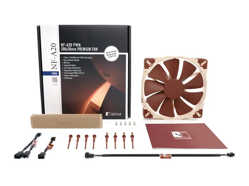 Вентилятор для корпусу Noctua NF-A20 PWM - фото 2