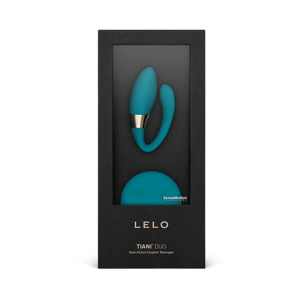Вібратор для пар LELO Tiani Duo Ocean Blue, 2 мотори, пульт ДК - фото 8