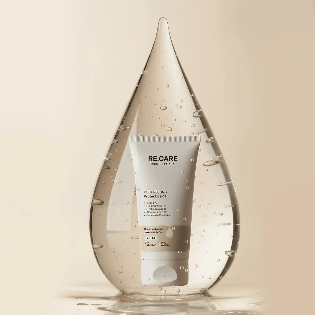 Постпілінговий захисний гель Post Peeling Protective Gel RE.CARE 45 мл - фото 3