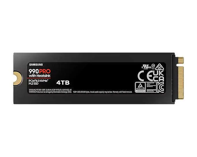 SSD накопичувач Samsung 990 PRO with Heatsink 4 TB (MZ-V9P4T0GW) - фото 2