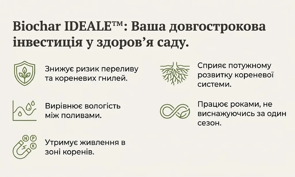 Біочар IDEALE для кімнатних рослин та розсади 1,5 л - фото 4