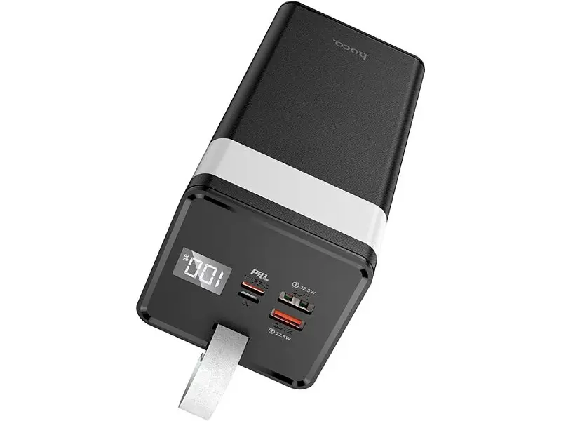 Зовнішній акумулятор (павербанк) Hoco J86A 50000mAh 22,5W Black - фото 2