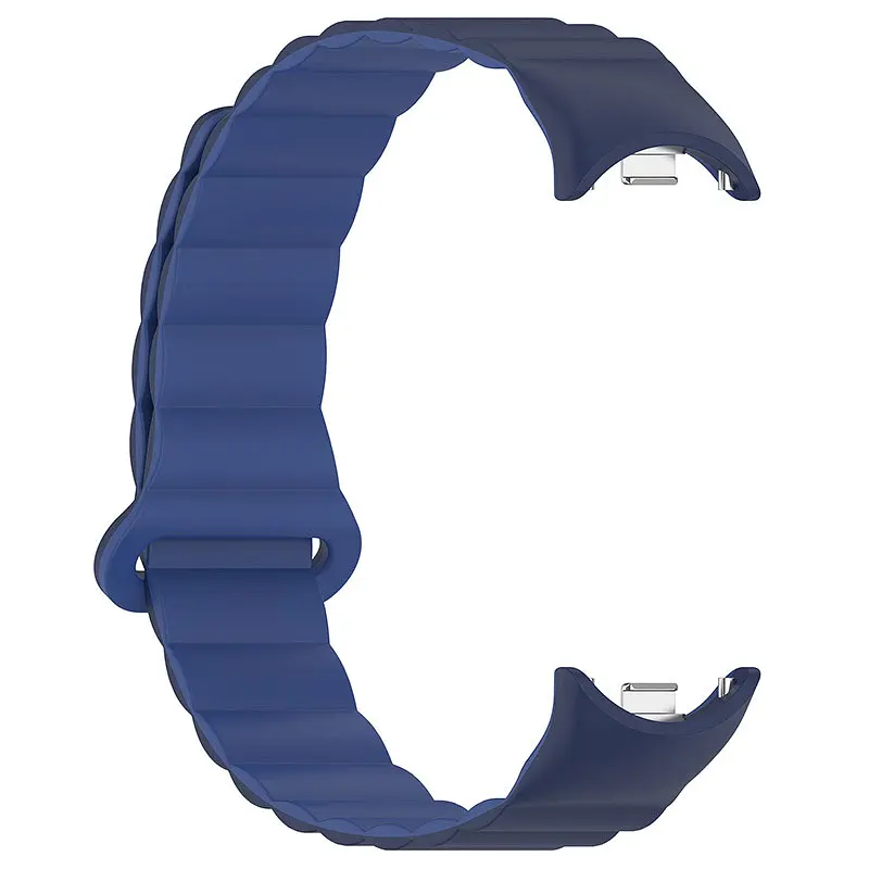 Ремінець Dual-color Magnetic для Xiaomi Mi Band 9/8/10 Navy Blue / Blue - фото 3