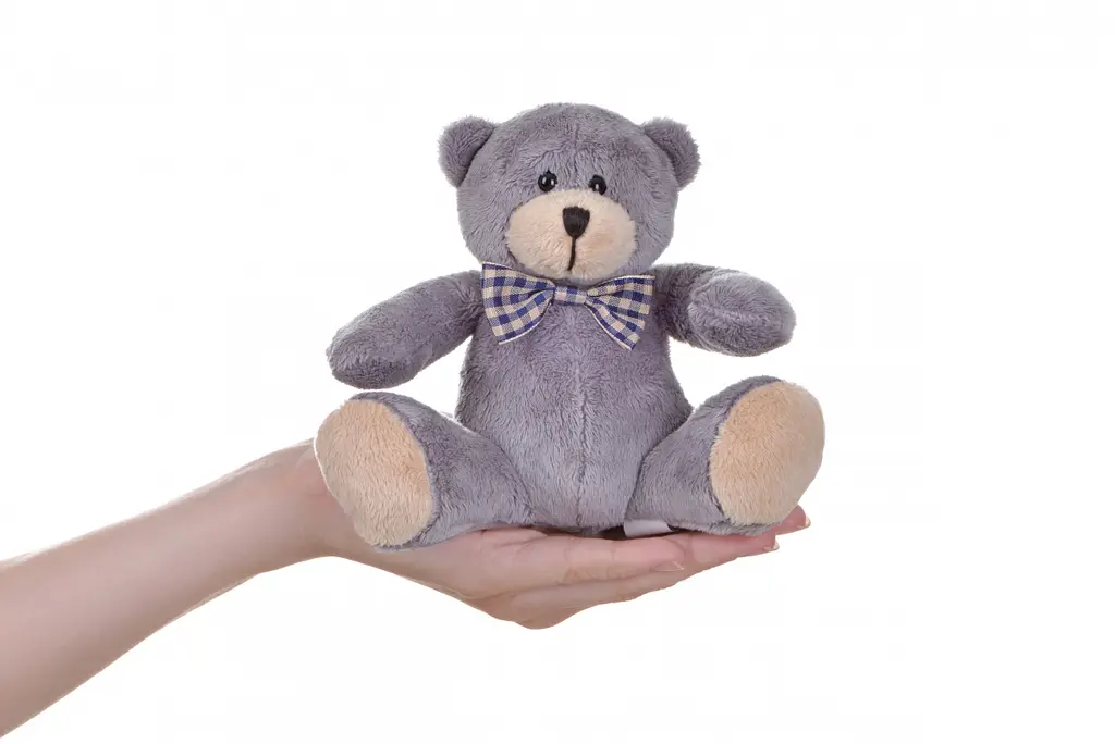 М'яка іграшка Same Toy Ведмедик, 13 см, сірий (THT675) - фото 3