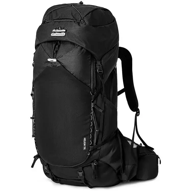 Рюкзак туристичний Naturehike Helium CNK2450XB014  L 70 л чорний  - фото 2