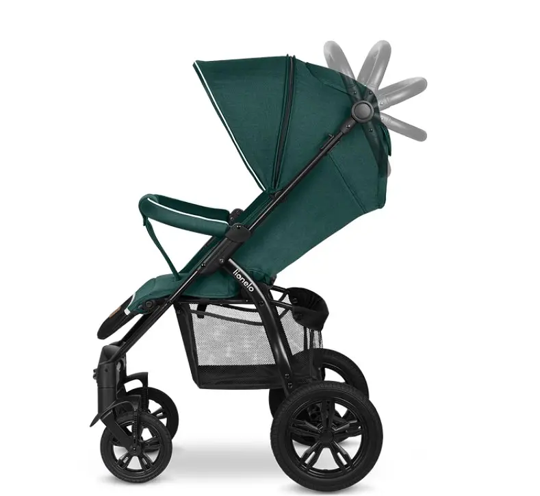 Прогулянкова коляска Lionelo Annet Tour Green Turquoise, темно-зеленая (LO-ANNET TOUR GREEN TURQUOISE) - фото 5