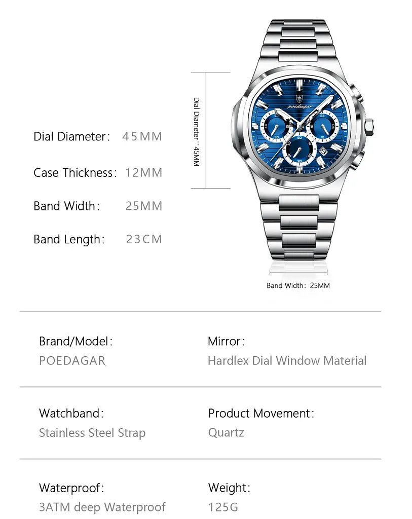 Годинник Poedagar RiverWood - фото 10