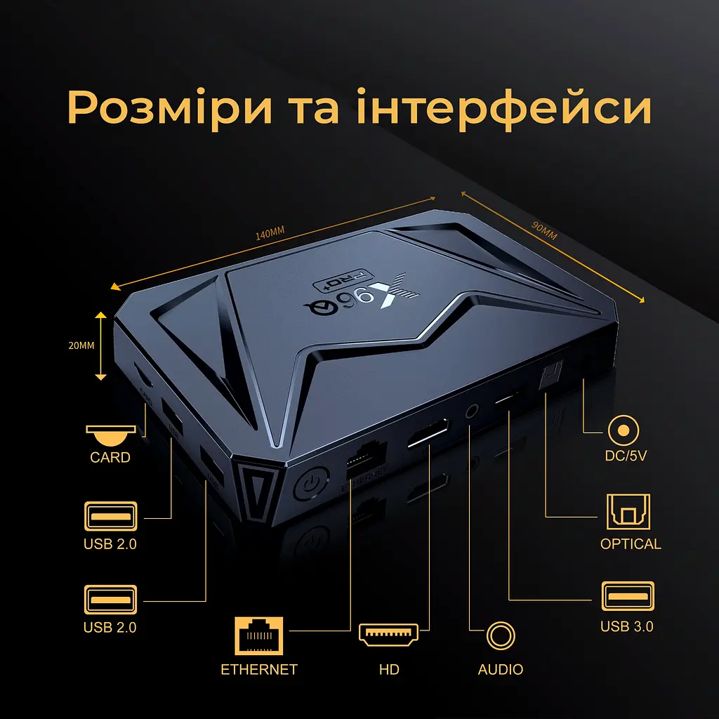 X96Q Pro+ Plus 4/64Gb Allwinner H728 (8 ядер) Android 14 - фото 9