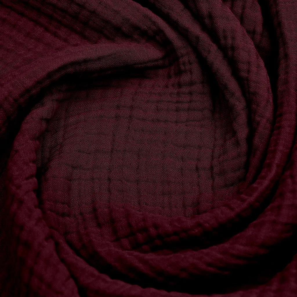 Наволочка Cosas Ruby муслінова 40х60 см бордова (57Muslin_ Bordo_40x60) - фото 3