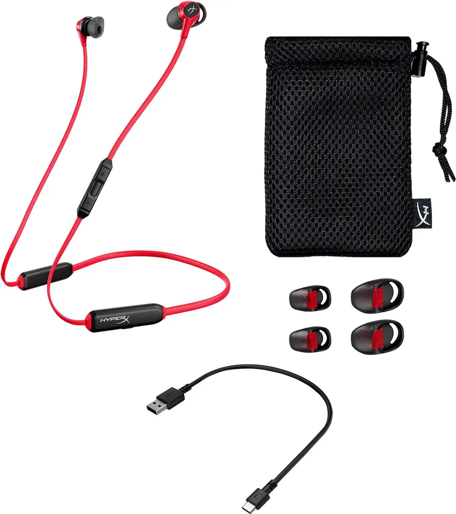 Ігровий гарнітура HyperX Cloud Buds BT Red/Black (HEBBXX-MC-RD/G) - фото 6