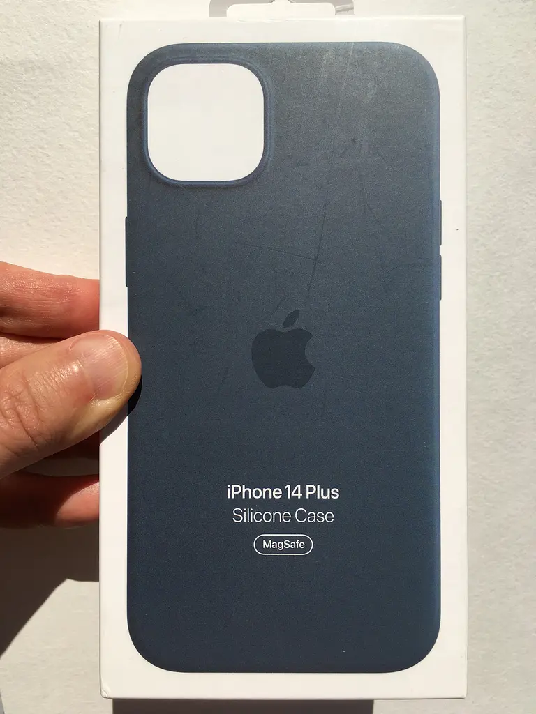 Оригінальний силіконовий чохол Apple Silicone Case MagSafe для iPhone 15 Plus (6.7") Storm Blue MT123ZM/A - фото 2