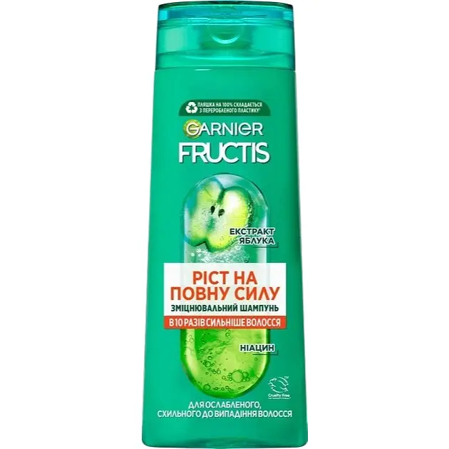 Шампунь для ослабленого волосся Garnier Fructis Ріст на повну cилу 400 мл - фото 3