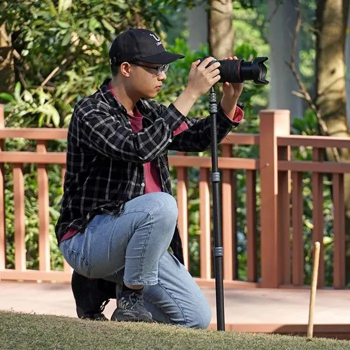 Штатив Ulanzi Full Carbon Fiber Multifunctional Portable Light Tripod UV-2784 MT-49 Black - фото 7