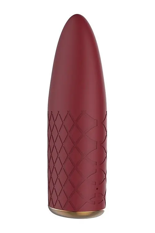 Кліторальний вібратор Dreamtoys Romance Marly 11 см бордовий - фото 5