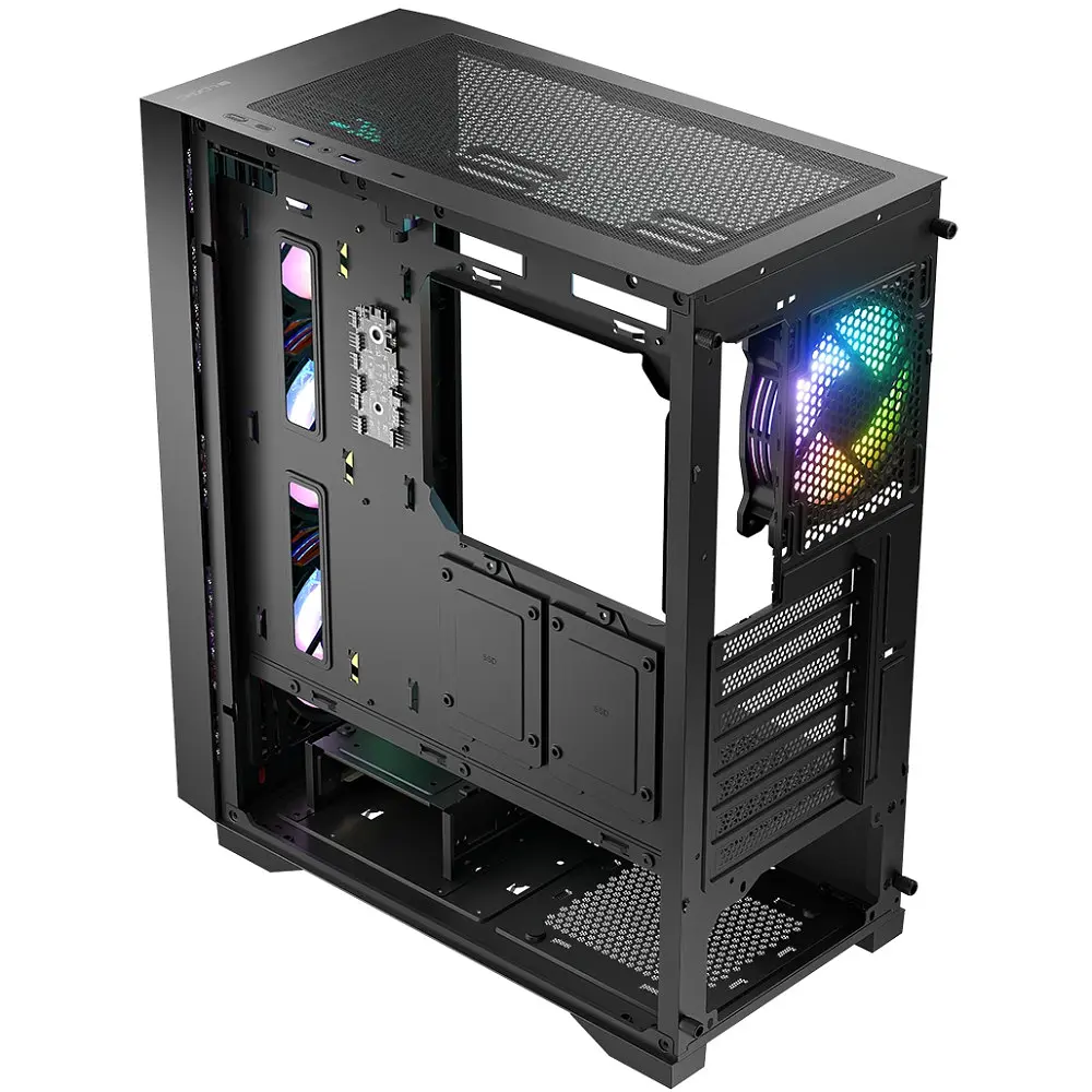 Корпус LogicConcept DART PRO ARGB MIDI ЧОРНИЙ MESH fans 4x120mm без Блок живлення ATX - фото 3