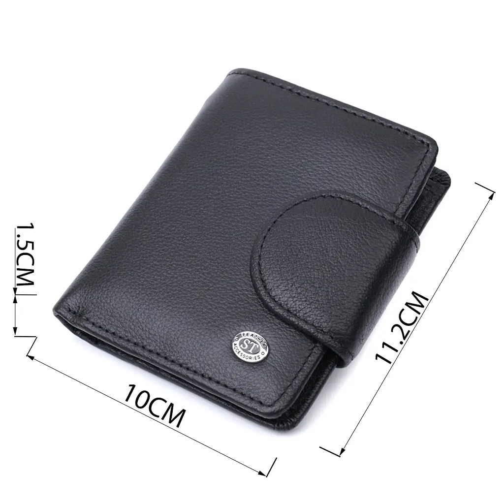 Жіночий шкіряний гаманець ST Leather 10х11.2х1.5 см acs0029439 - фото 3