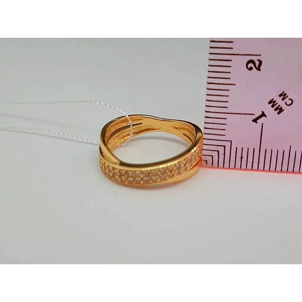 Золотое кольцо Империя золота с фианитами. КВ476(М)И 16 - фото 4