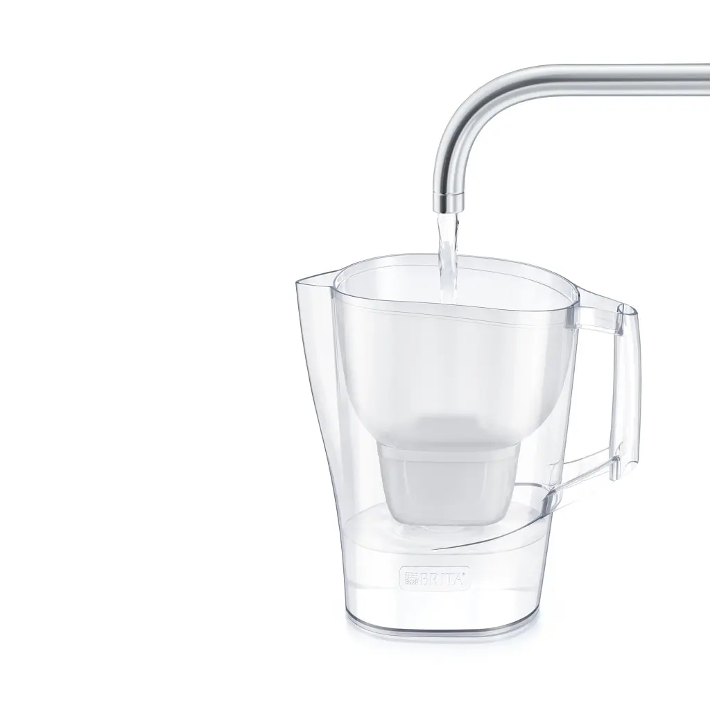 Фільтр-глечик Brita Aluna Memo MXPro з фільтр-картриджем 3 шт. білий 2.4 л (1053054) - фото 3