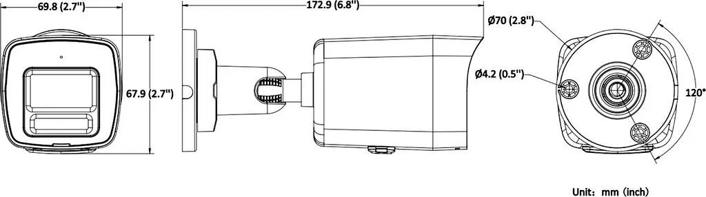 IP камера Hikvision DS-2CD1047G3H-LIUF 4МП (4мм) - фото 10