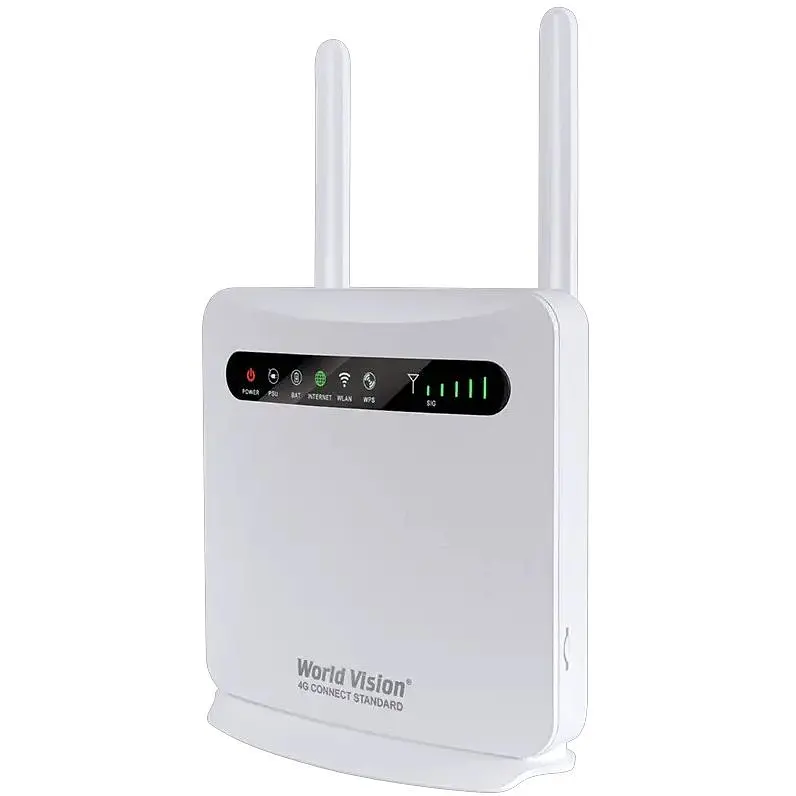 WiFi роутер-модем World Vision 4G под sim карту с двойным аккумулятором Connect Standard + 2 антенны 7 дБи - фото 2