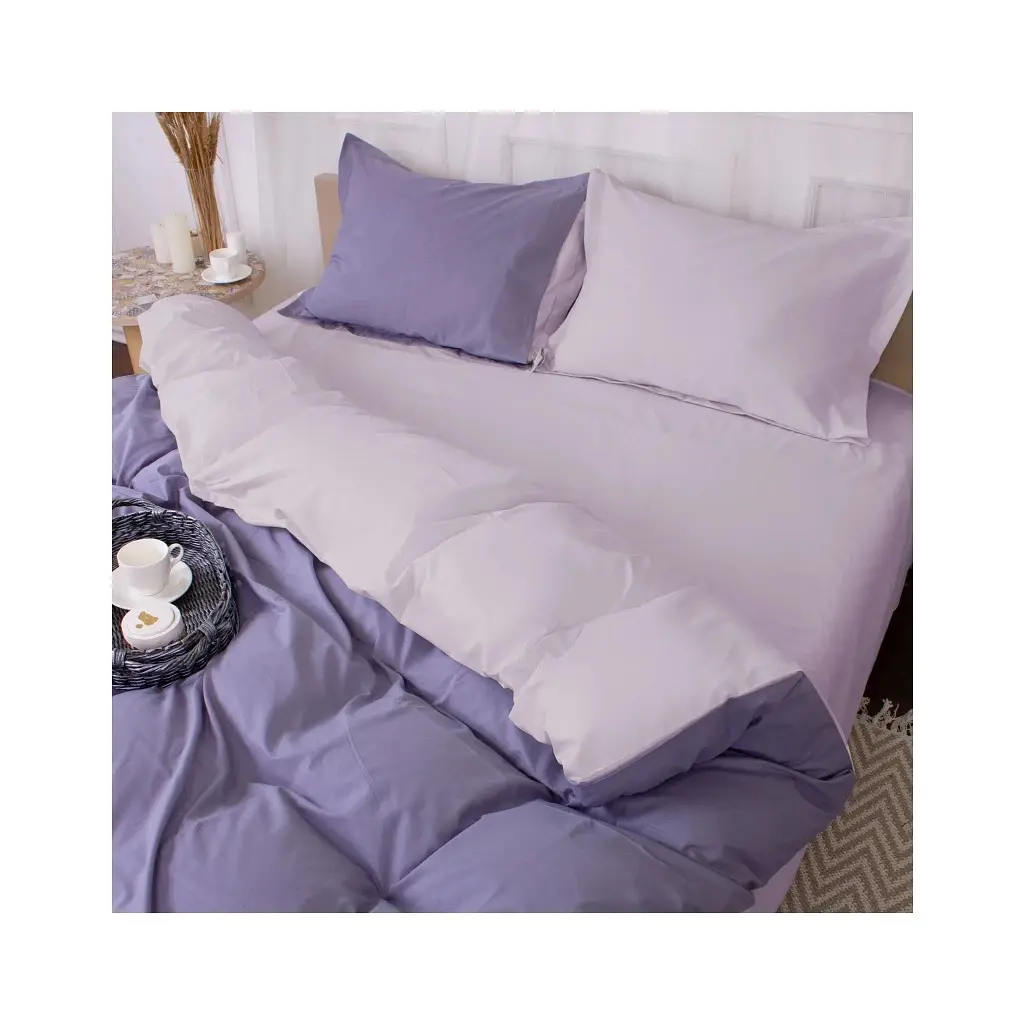 Постільна білизна MirSon Poplin Line 054 + 056 Monique 160 x 220 (2200006285533) - фото 2