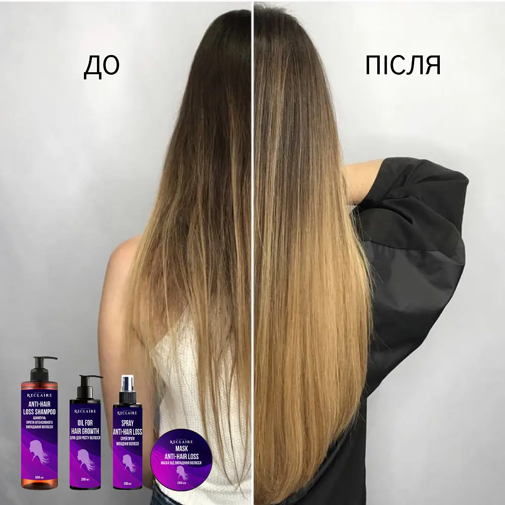 Набор мега бокс от выпадения волос Активатор роста Reclaire cosmetics - фото 9